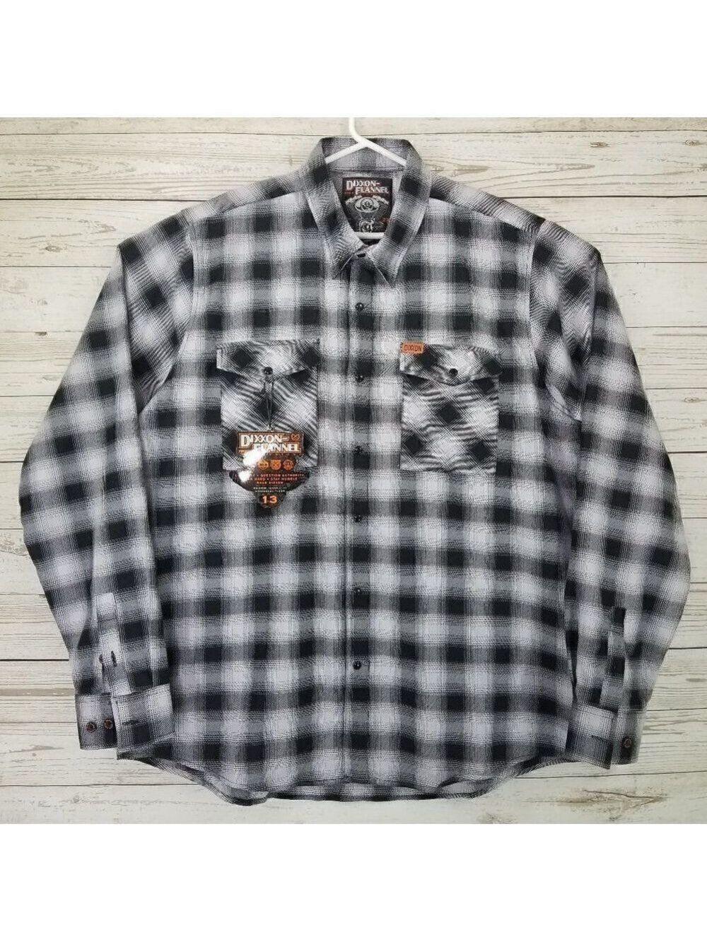 NWT Dixxon Flannel Co The Big Twin Limited Edition Mens 2XT Plaid LS Snap Shirt